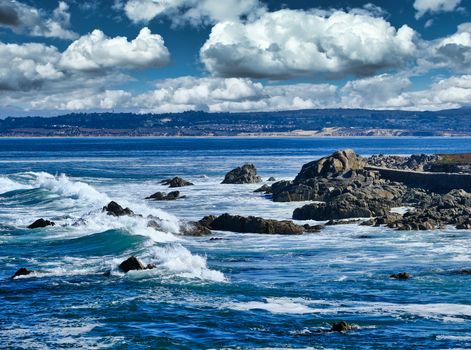 Dramatic Sea and Sky Near Pacific Grove