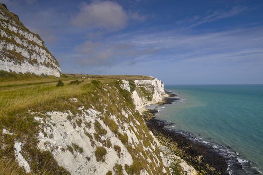The white cliffs of Dover in September