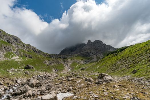 Fantastic mountain hike to the summit of Großer Krottenkopf in the Allgäu Alps