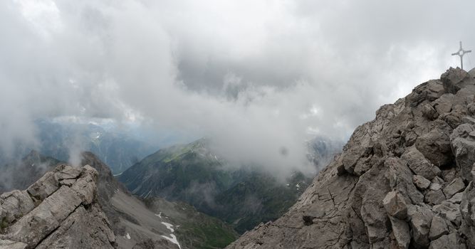 Fantastic mountain hike to the summit of Großer Krottenkopf in the Allgäu Alps