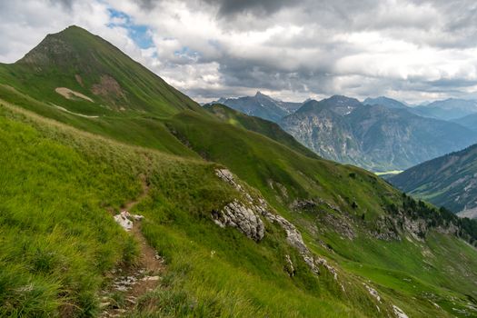 Fantastic mountain hike to the summit of Großer Krottenkopf in the Allgäu Alps