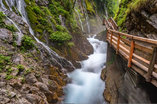 The dreamlike Wimbachklamm in the Berchtesgadener Land