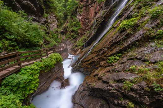 The dreamlike Wimbachklamm in the Berchtesgadener Land