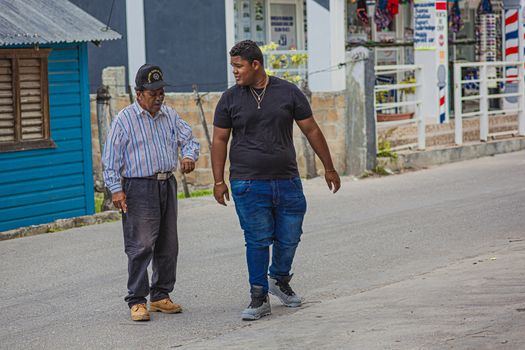 BAYAHIBE, DOMINICAN REPUBLIC 26 JANUARY 2020: Daily life scene in a Dominican city