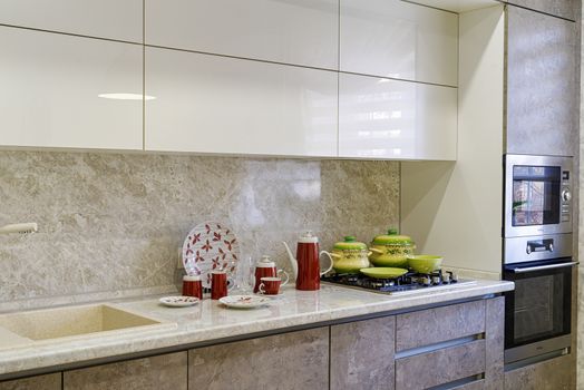 New modern kitchen interior (CG concept)