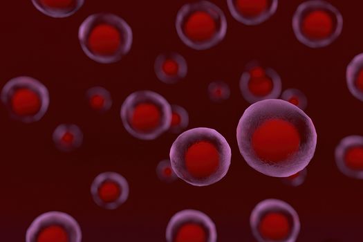 3d rendering of Cell biology deals with the smallest unit of life.