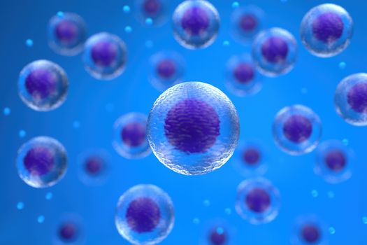 3d rendering of Cell biology deals with the smallest unit of life.