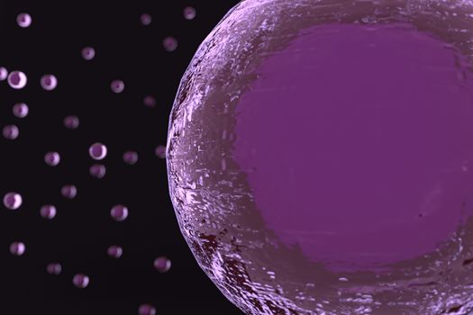 3d rendering of Cell biology deals with the smallest unit of life.