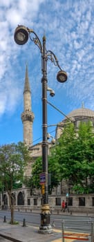 Istambul, Turkey – 07.13.2019. Streets of the historical center of Istanbul on a cloudy summer morning