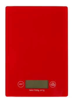 electronic scales isolated on a white background