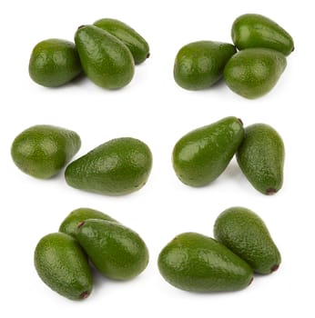 avocado isolated on a white background