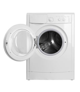 Washing machine isolated on white background