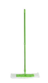 Green mop isolated on a white background