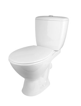 toilet bowl isolated on a white background