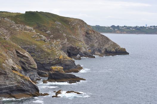 discovery of the Brittany coast, Talbert furrow. beautiful region of France