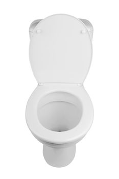 toilet bowl isolated on a white background