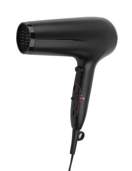 Hair dryer isolated on a white background