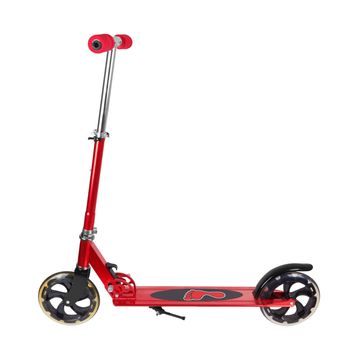 metal scooter isolated on a white background