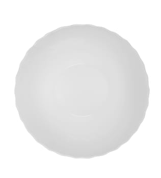 White plate isolated on a white background