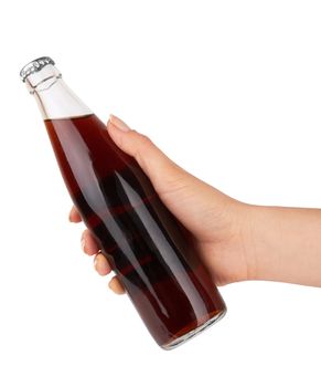 blank soda bottle isolated on a white background 