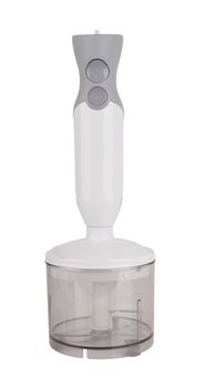 Electric hand blender on a white background 