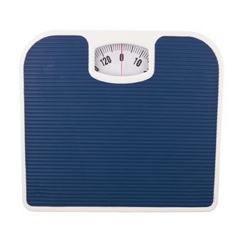 bathroom scale isolated on a white background
