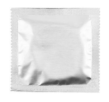 Condom isolated on a white background 