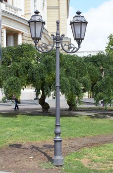 Street lantern on a park