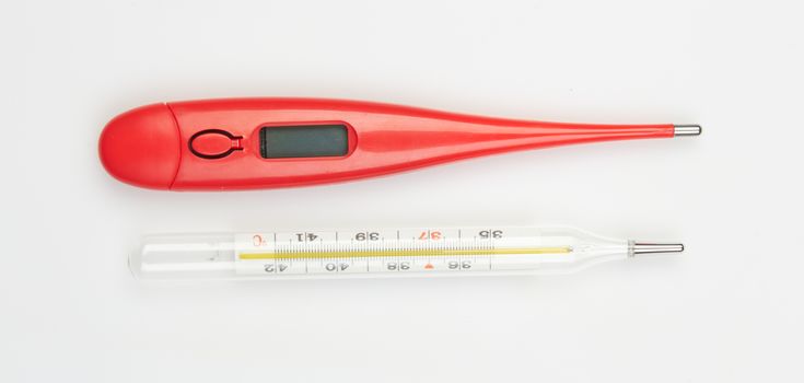 Digital and classical thermometer set 