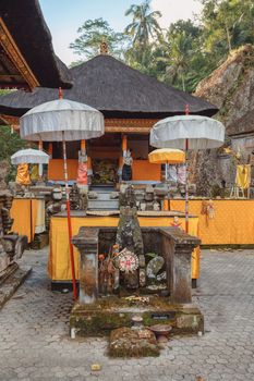 Hindu Temple near Ancient royal tombs at Gunung Kawi, Bali, Indonesia