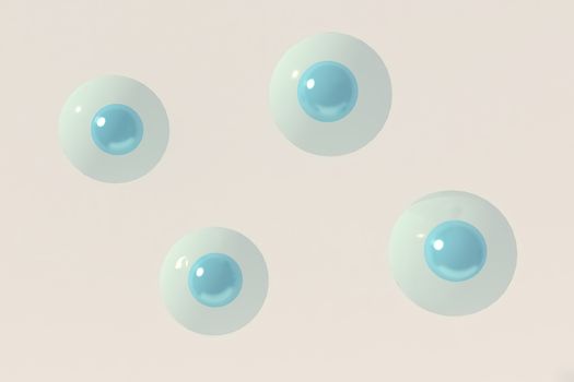 3d rendering of Cell biology deals with the smallest unit of life.