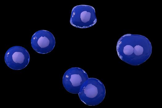 3d rendering of Cell biology deals with the smallest unit of life.
