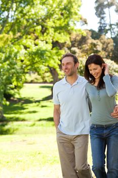 Couple in the park