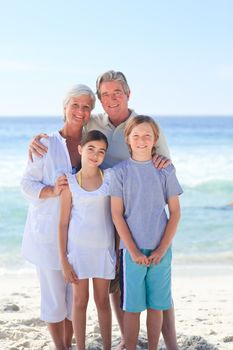 Grandparents with their grandchildren