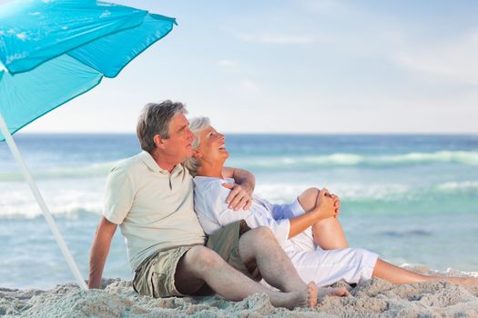 Mature couple on the beach