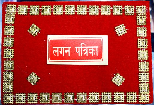 marriage card used for indian families