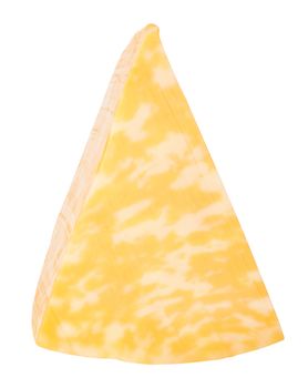 piece of cheese isolated on a white background 