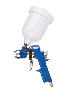 Spray gun isolated over a white background