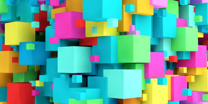 Pixel Fun Background for Gaming or Technology