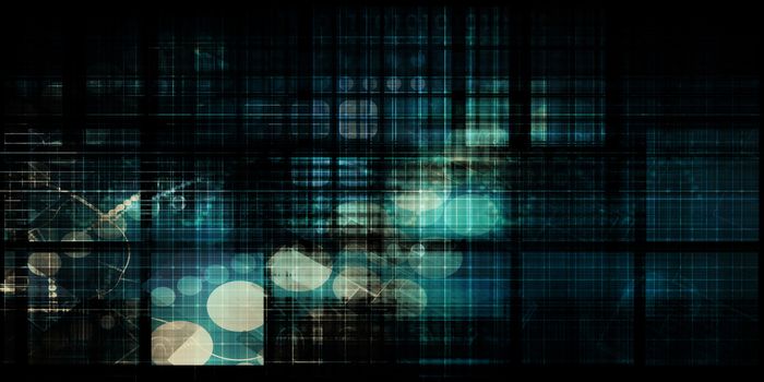 Medical Science Abstract Background Futuristic Concept