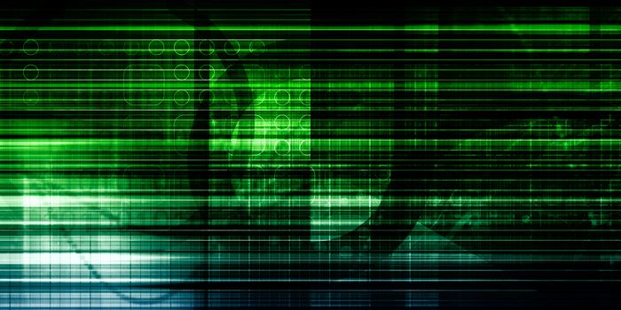 Industrial Technology Solutions as a Art Concept