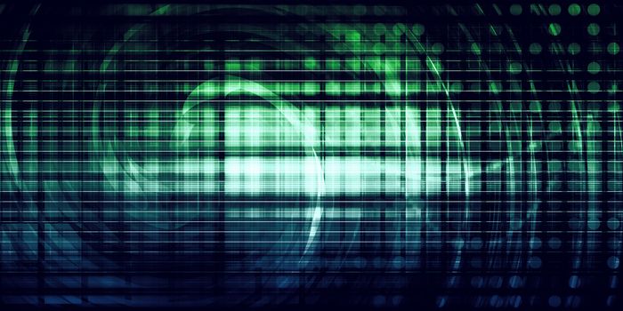 Security Abstract as a Concept Background Art