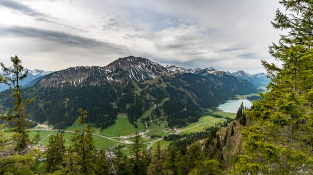 Fantastic hike to the top of the Rote Fluh in the Tannheimer Tal, Austria