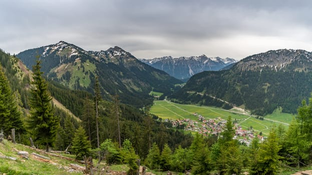 Fantastic hike to the top of the Rote Fluh in the Tannheimer Tal, Austria