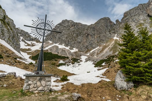 Fantastic hike to the top of the Rote Fluh in the Tannheimer Tal, Austria