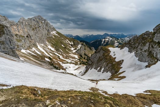 Fantastic hike to the top of the Rote Fluh in the Tannheimer Tal, Austria