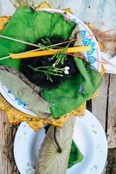 Hair on the lotus leaf, Ceremony of shaving hair,Buddhist Ordination