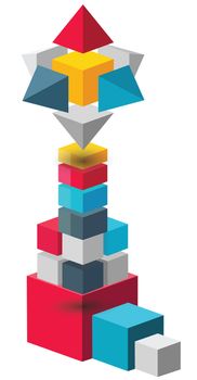 some collection of blocks can make a big tower naturally