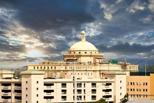 A domed old government building in Puerto Rico