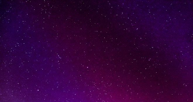 purple and pink galaxy background, vintage astrophotography, sky full of stars